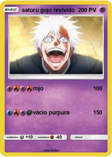 Pokemon satoru gojo revivido