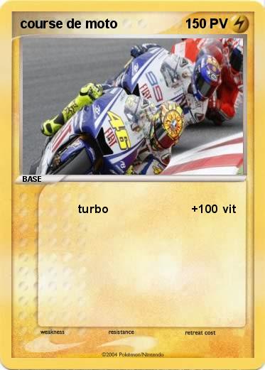 Pokemon course de moto