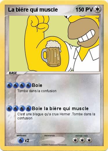 Pokemon La bière qui muscle