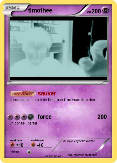 Pokemon timothee