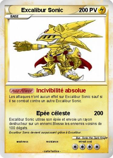 Pokemon Excalibur Sonic