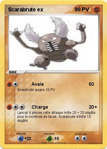 Pokemon Scarabrute ex