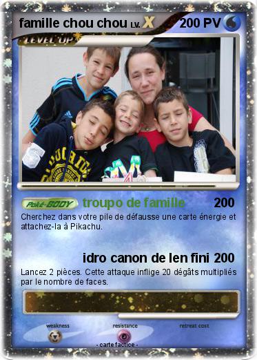 Pokemon famille chou chou