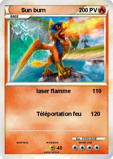 Pokemon Sun burn