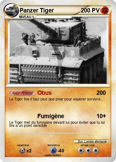 Pokemon Panzer Tiger