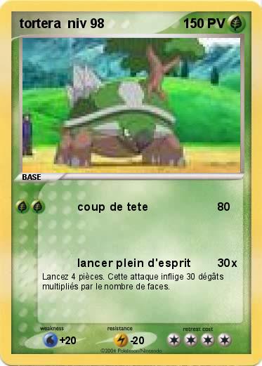 Pokemon tortera  niv 98