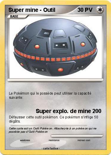 Pokemon Super mine - Outil
