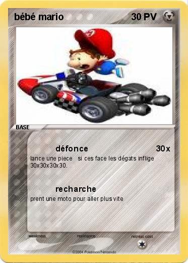 Pokemon bébé mario