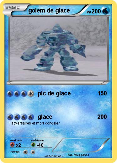Pokemon golem de glace