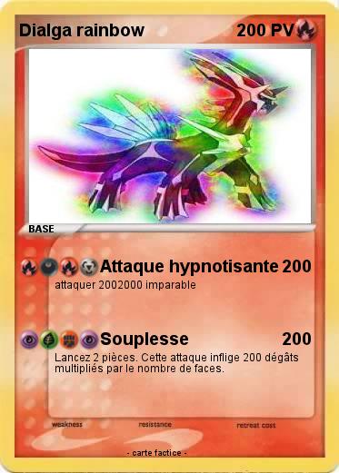 Pokemon Dialga rainbow