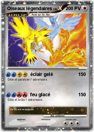 Pokemon Oiseaux légendaires