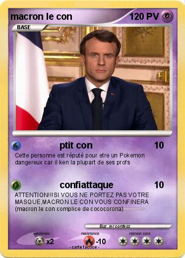 Pokemon macron le con