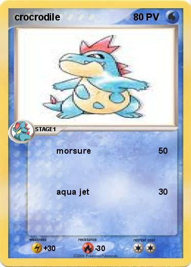 Pokemon crocrodile