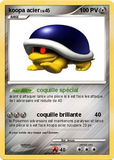 Pokemon koopa acier