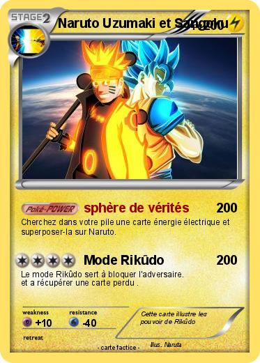Pokemon Naruto Uzumaki et Sangoku