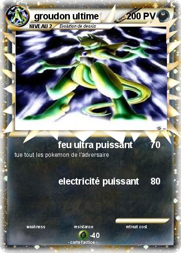 Pokemon groudon ultime