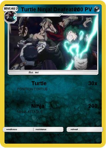 Pokemon Turtle Ninja! Deafeated