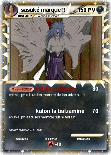 Pokemon sasuké marque !!