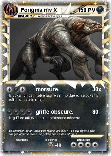 Pokemon Forigma niv X