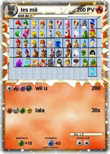 Pokemon les mii