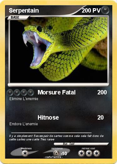 Pokemon Serpentain
