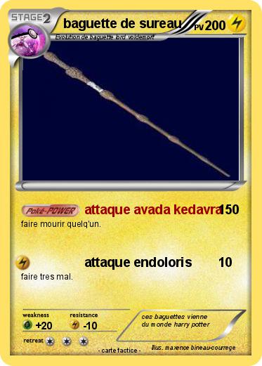 Pokemon baguette de sureau