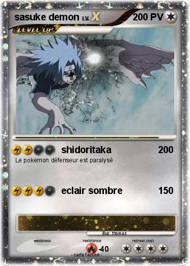Pokemon sasuke demon