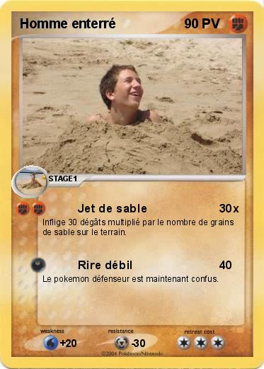 Pokemon Homme enterré