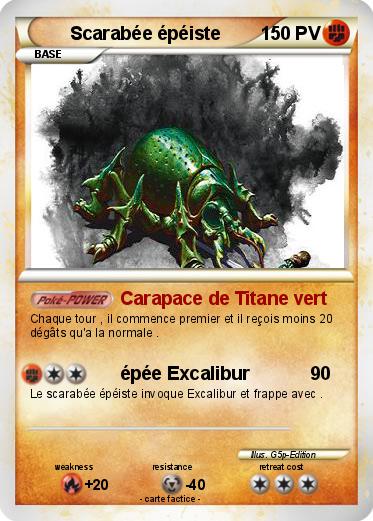 Pokemon Scarabée épéiste
