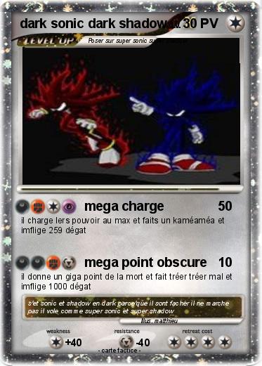 Pokemon dark sonic dark shadow