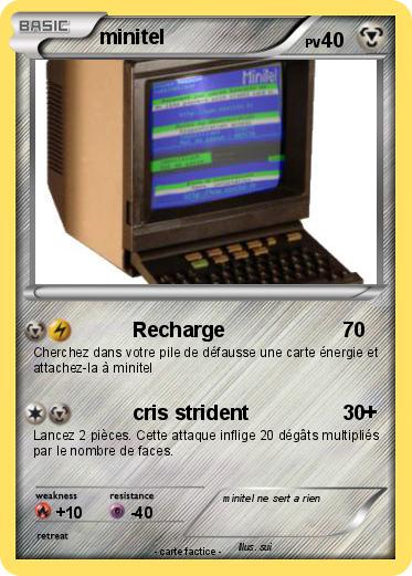 Pokemon minitel