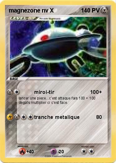 Pokemon magnezone nv X