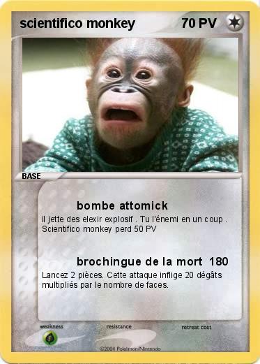 Pokemon scientifico monkey