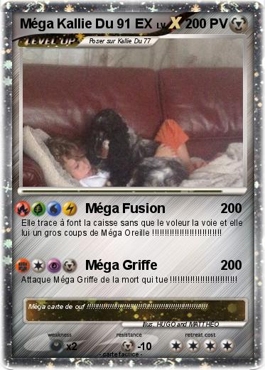 Pokemon Méga Kallie Du 91 EX