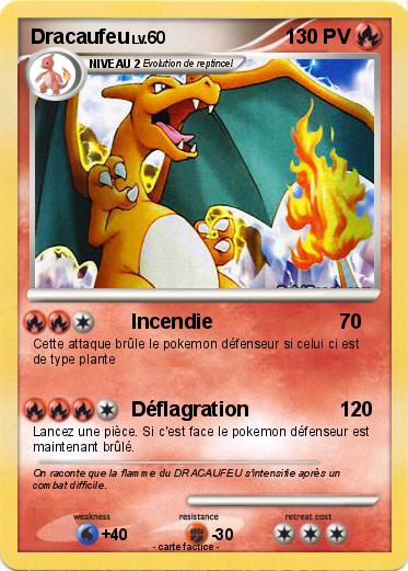 Pokemon Dracaufeu