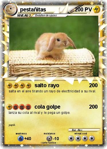 Pokemon pestañitas