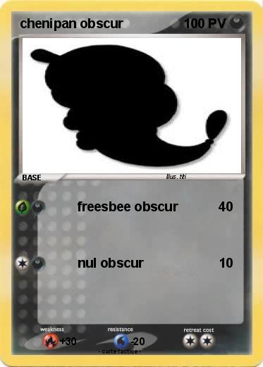 Pokemon chenipan obscur