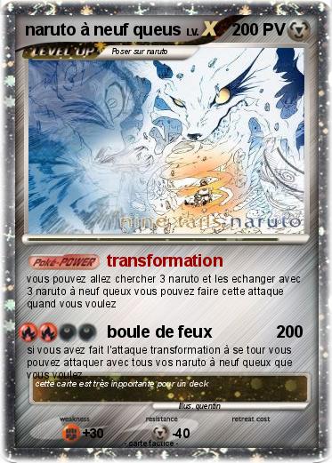 Pokemon naruto à neuf queus