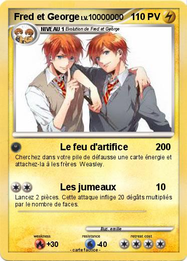 Pokemon Fred et George Pokemon Fred et George