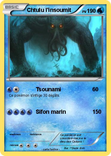 Pokemon Chtulu l'insoumit