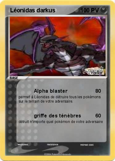 Pokemon  Léonidas darkus