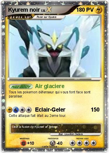 Pokemon Kyurem noir