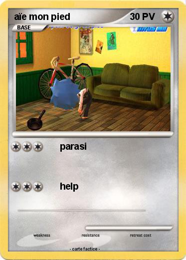 Pokemon aïe mon pied
