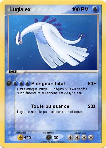 Pokemon  Lugia ex                            1