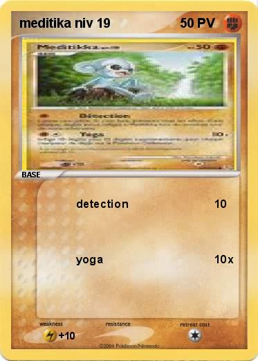 Pokemon meditika niv 19