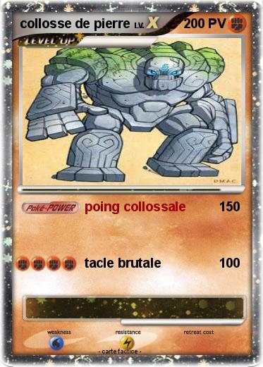 Pokemon collosse de pierre