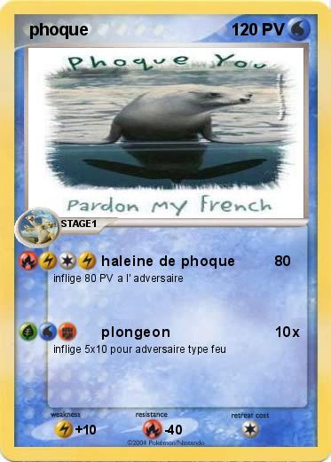 Pokemon  phoque