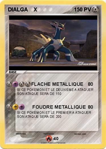 Pokemon DIALGA    X