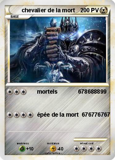 Pokemon chevalier de la mort