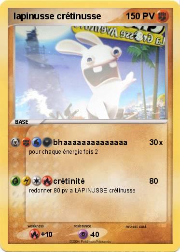 Pokemon lapinusse crétinusse